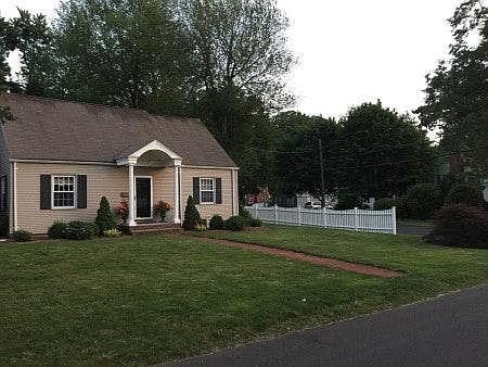 adorable white picket fence