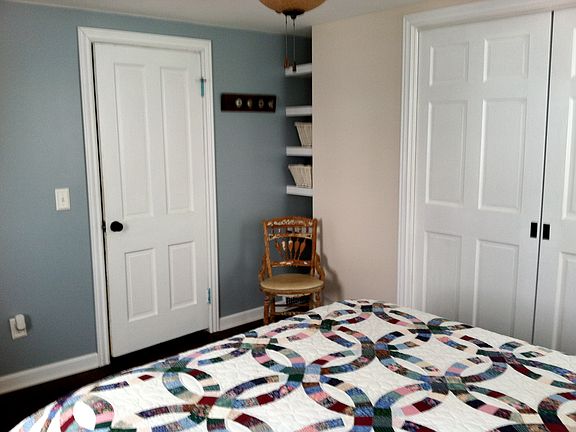 bedroom with balcony.