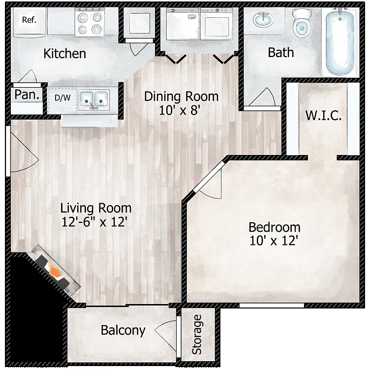 Floor plan Chelsea