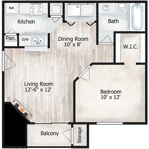 Floor plan Chelsea
