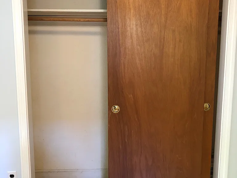 Large closets in both bedrooms.
