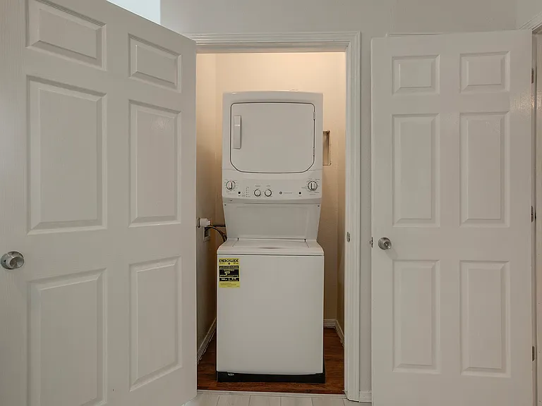 All 1- and 2-bedroom units at Fourth Street Flats come with their own Washer-Dryer!