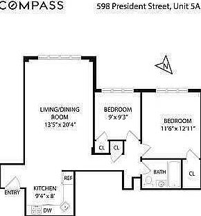 2nd image of 598 President St APT 5A