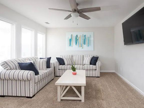 Sleeper sofa in newly furnished 2 bedroom apartment