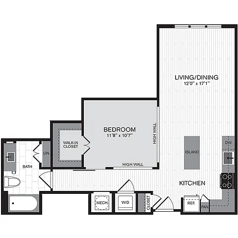 Floor plan 1H