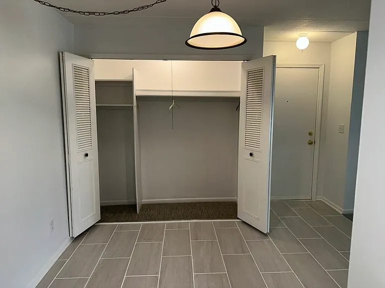 Dining Room Closet Doors - Open