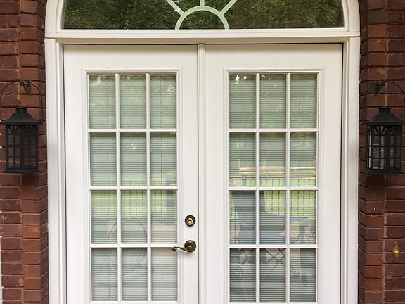 French doors from deck