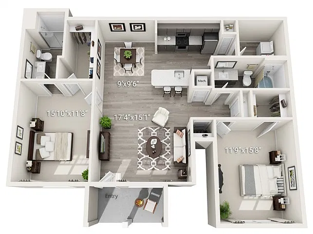 Floor plan B2