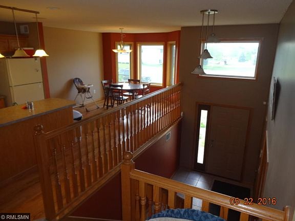 View of kitchen/dining area from living room.