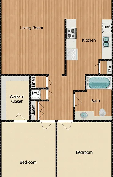 Plan B1 Floorplan Diagram