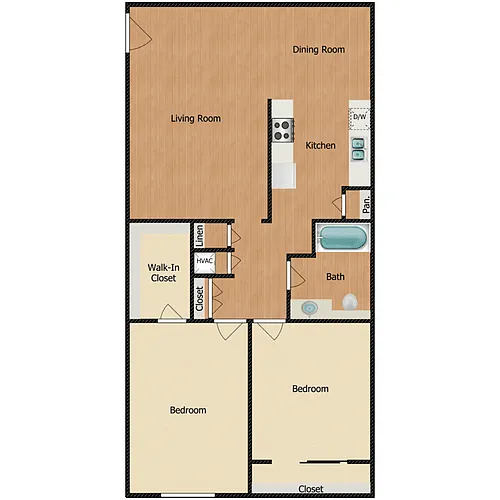 Floor plan Plan B1