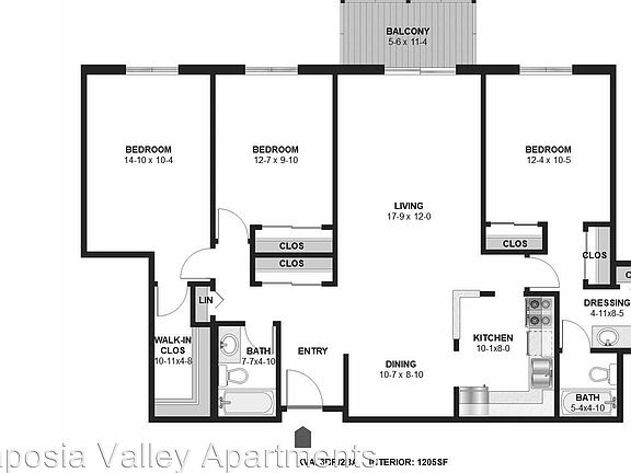 3rd image of 1905 Parkwood Dr APT 303