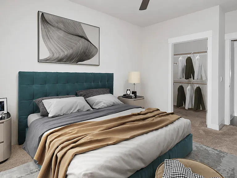 Carpeted Bedroom