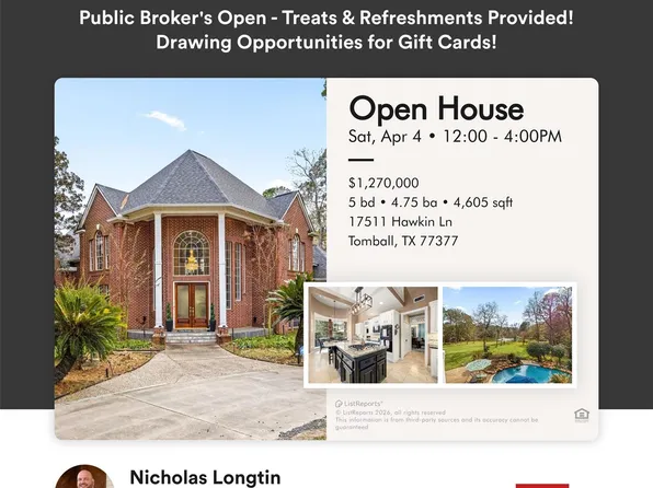 17511 Hawkin Ln, Tomball, TX 77377