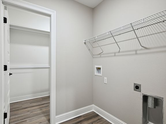 Utility room in the Jules floorplan at a Meritage Homes community in Gulfport, MS.