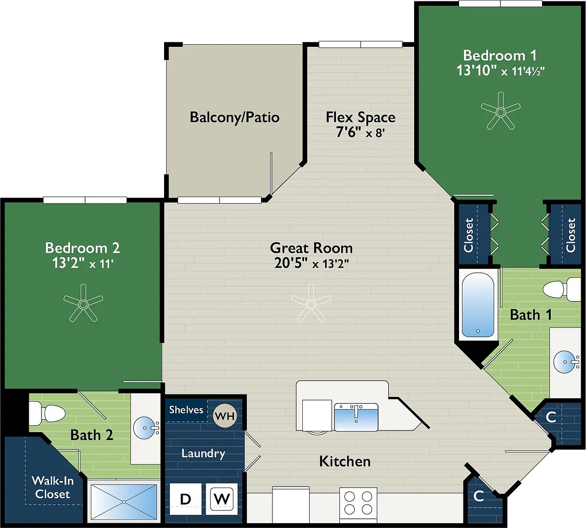 Floor plan Columba