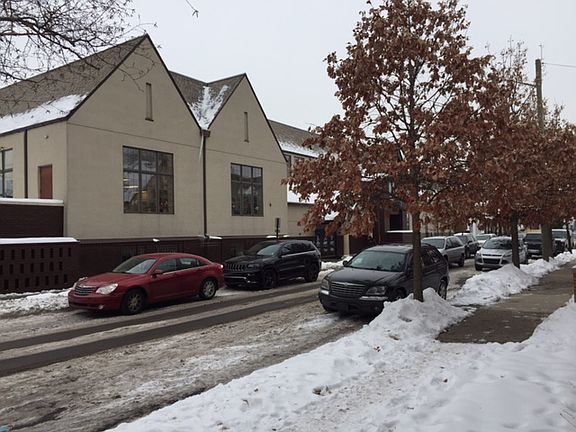 school across the street