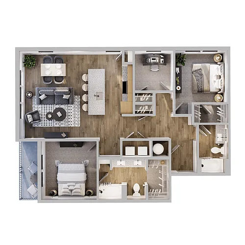 Floor plan B3D