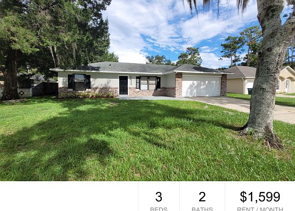 Front of home. 3 bedroom 2 bathroom