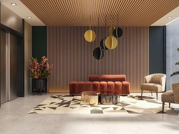 First Floor Lobby with Concierge Service