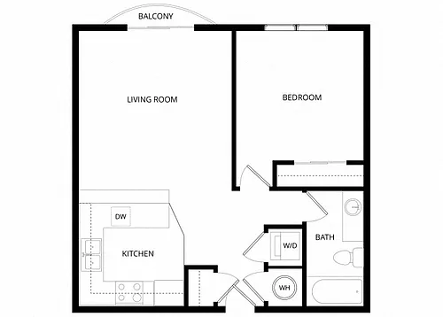 Floor plan Cinnabar Furnished