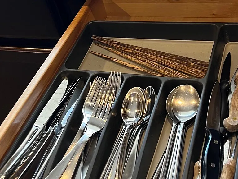 Silverware drawer.