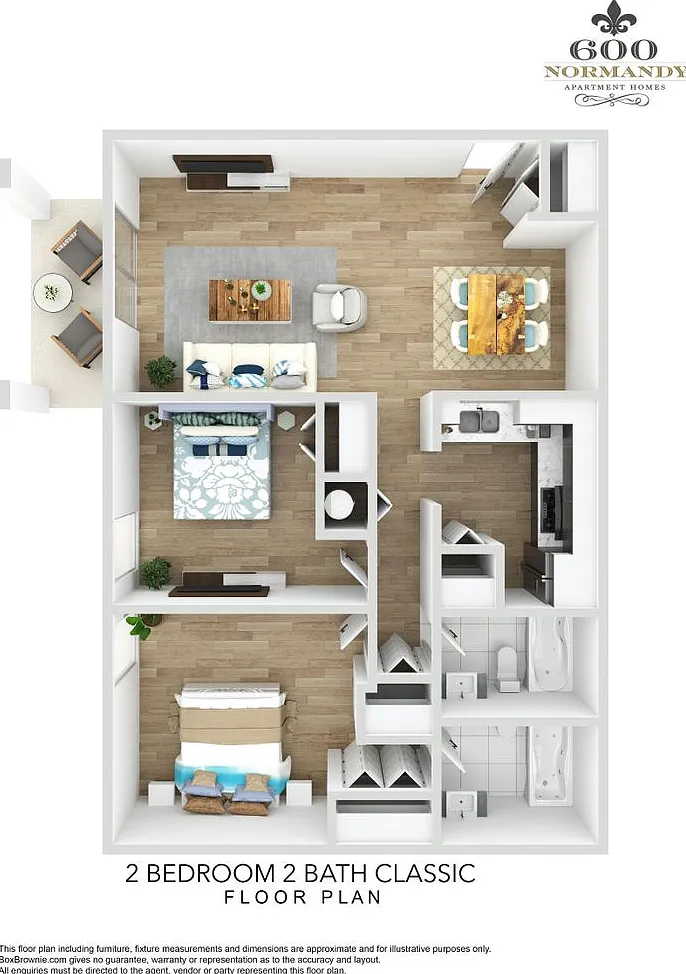 2 Bed 1 Bath $1079.00/mo No Deposit $0 Evansville, Indiana — Photo 3