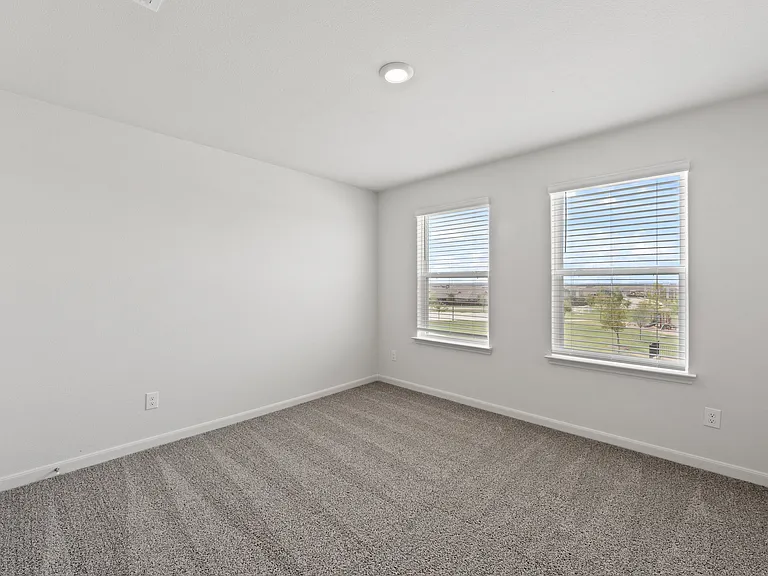 The secondary bedrooms are a perfect space for children's bedrooms or guest rooms.
