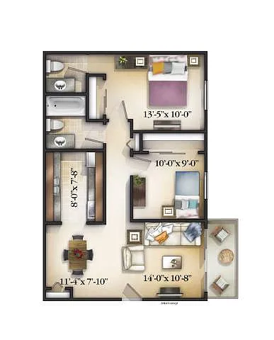 Floor plan Rainier