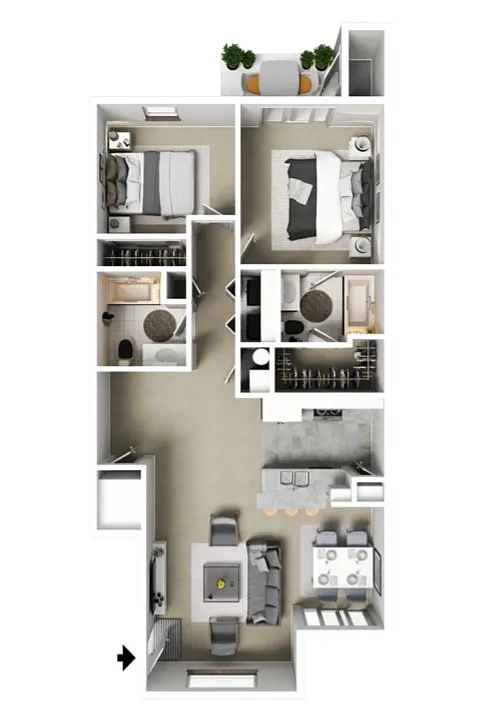 Floor plan 2 x 2 Phase 2