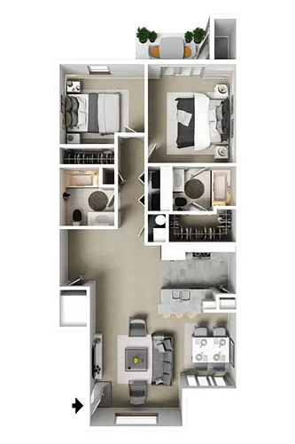 Floor plan 2 x 2 Phase 2