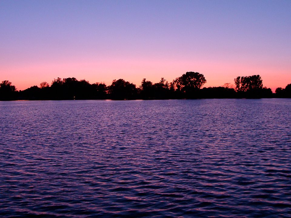 Sunset from the deck