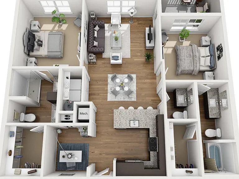 B7D Floor Plan B7D Floor Plan