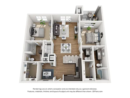 Floor plan B7D