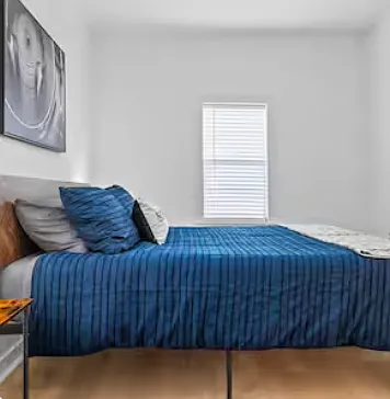 Guest Bedroom 1- Bathroom adjacent, Large room.