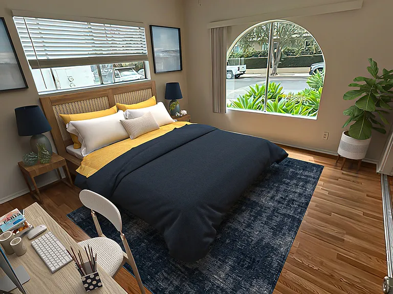 Bedroom #2: lots of natural light