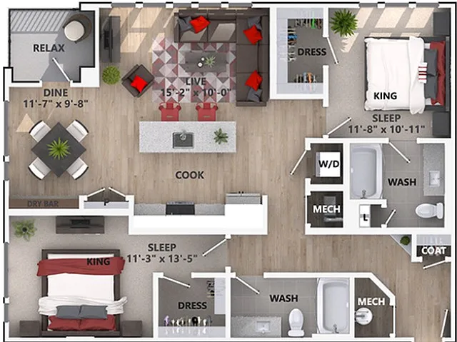 Floor plan C5b