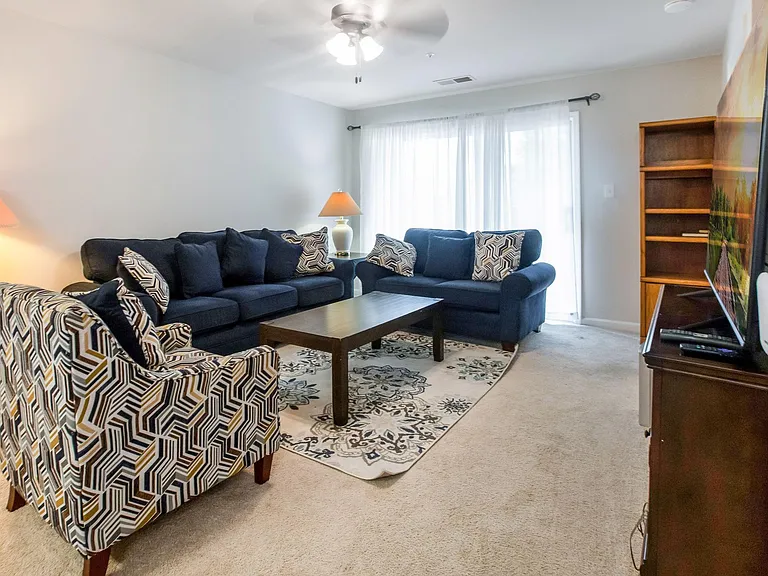 FAMILY ROOM LEADS TO PRIVATE SPACIOUS PATIO