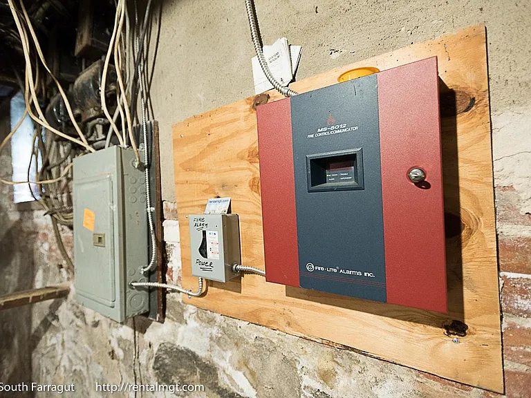 Fire panel and circuit breakers