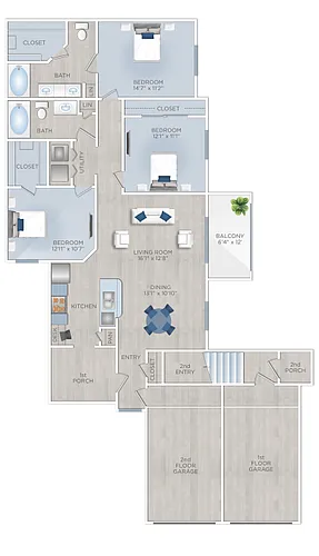 Floor plan FG1/FG2
