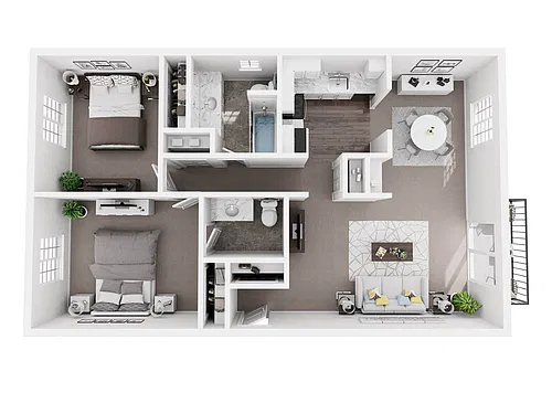 Floor plan Fairview Renovated