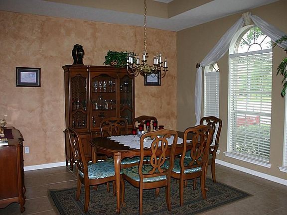   Formal DiningBeautiful tile floor.