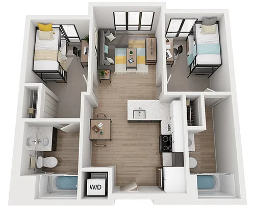 Floor plan B1