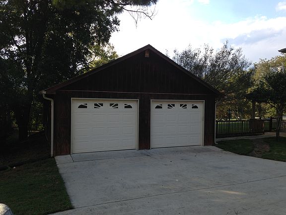 Detached two car garage 