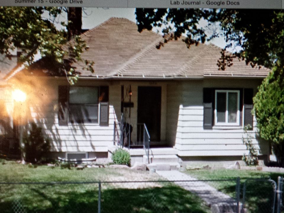 front of the house
