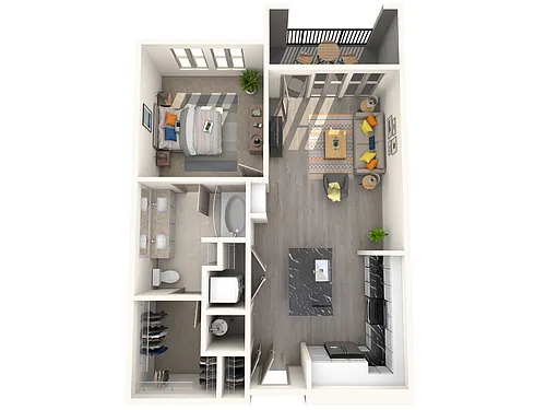 Floor plan A1C