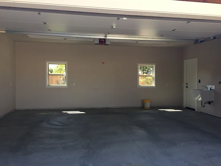 Garage and laundry room