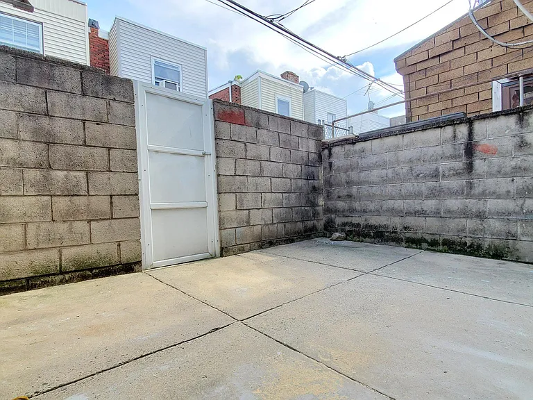 Large backyard