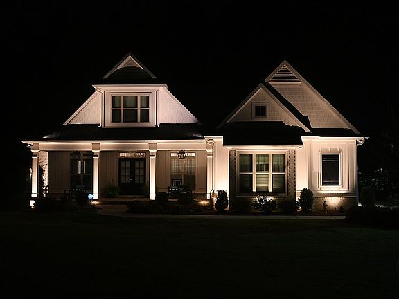Front Night Uplighting