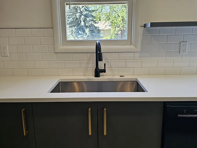 Kitchen sink view to front yard